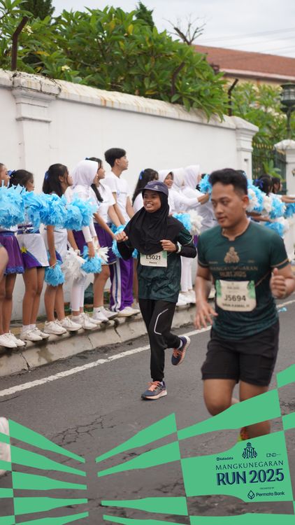Race photo from Mangkunegaran Run 2025