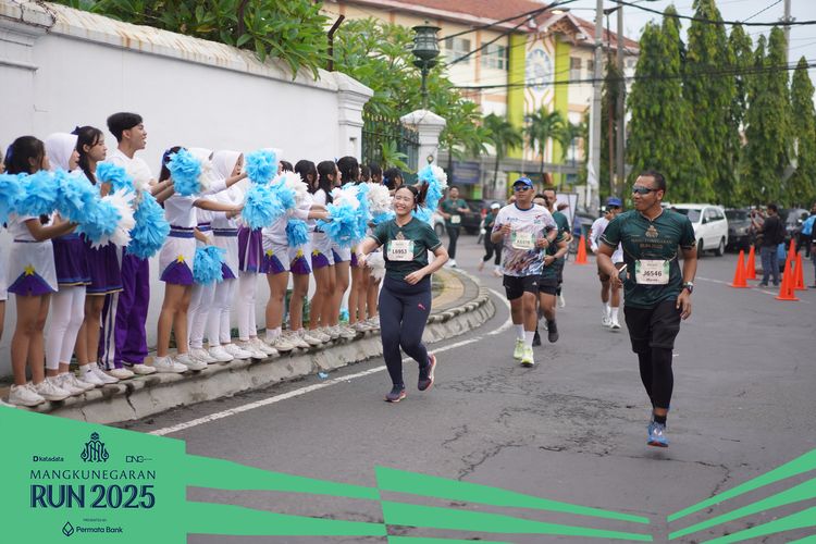 Race photo from Mangkunegaran Run 2025
