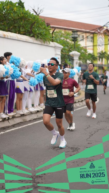 Race photo from Mangkunegaran Run 2025