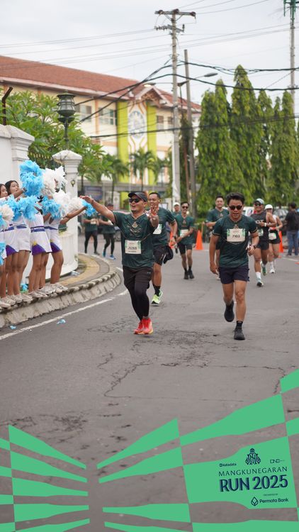 Race photo from Mangkunegaran Run 2025