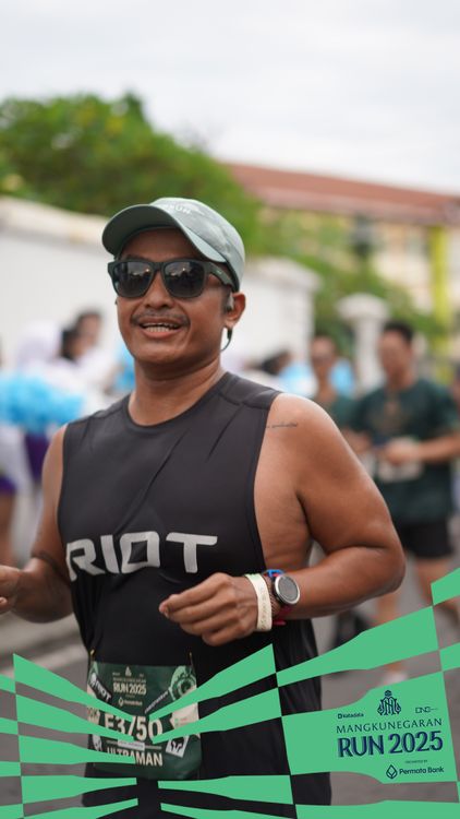 Race photo from Mangkunegaran Run 2025