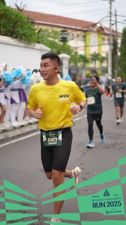 Race photo from Mangkunegaran Run 2025