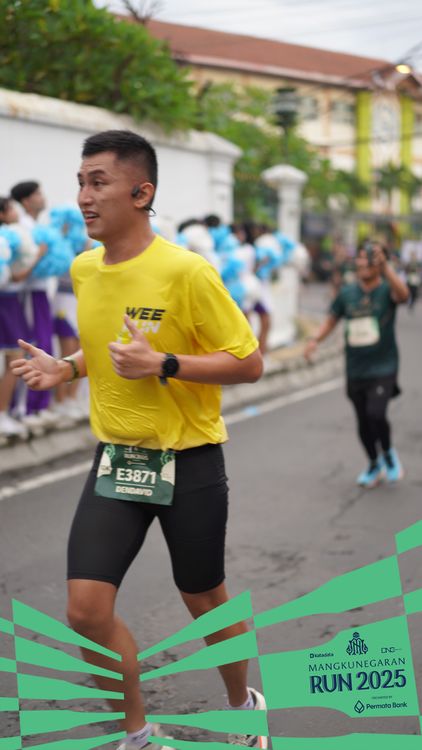 Race photo from Mangkunegaran Run 2025