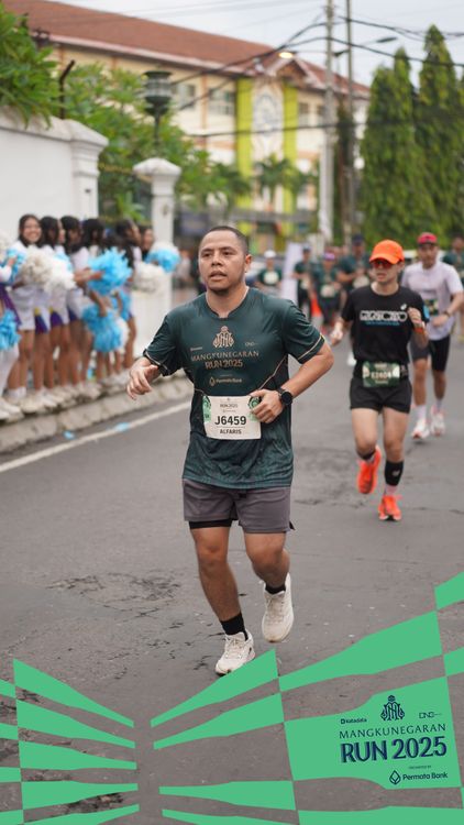 Race photo from Mangkunegaran Run 2025