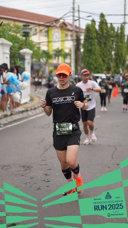 Race photo from Mangkunegaran Run 2025