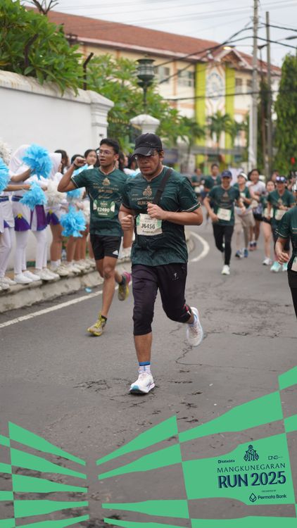 Race photo from Mangkunegaran Run 2025