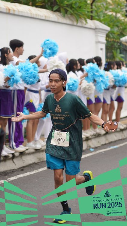 Race photo from Mangkunegaran Run 2025