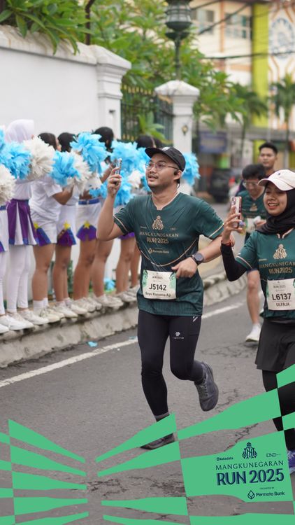 Race photo from Mangkunegaran Run 2025