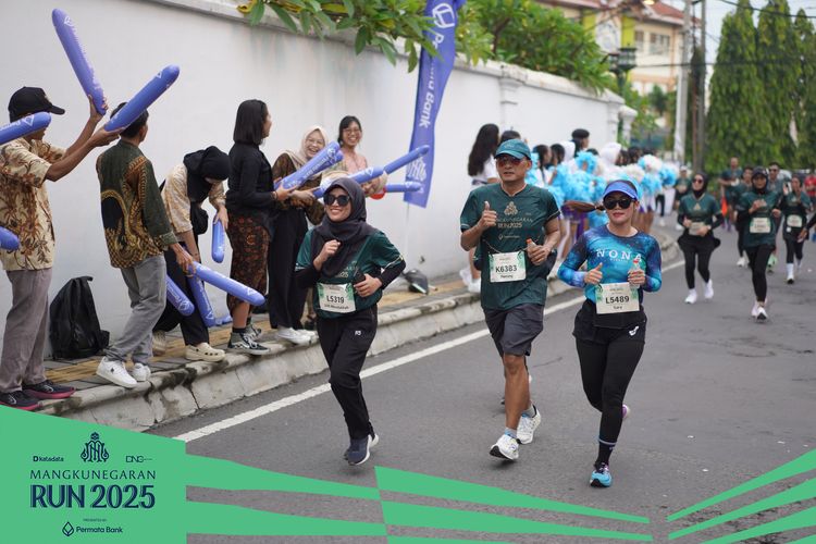 Race photo from Mangkunegaran Run 2025