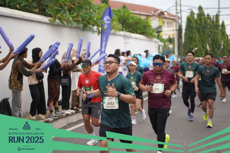 Race photo from Mangkunegaran Run 2025