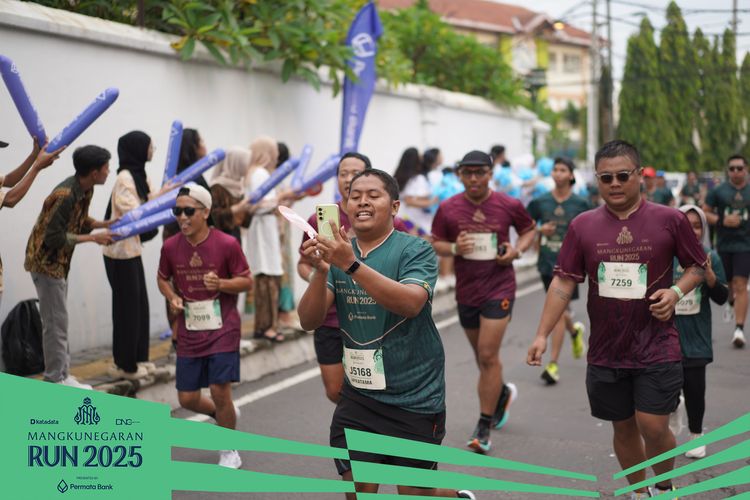 Race photo from Mangkunegaran Run 2025