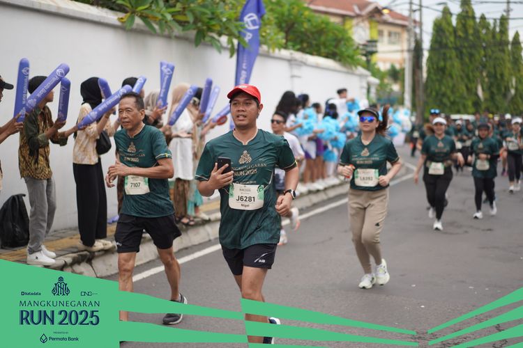 Race photo from Mangkunegaran Run 2025