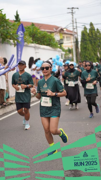 Race photo from Mangkunegaran Run 2025