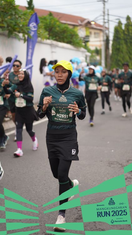 Race photo from Mangkunegaran Run 2025