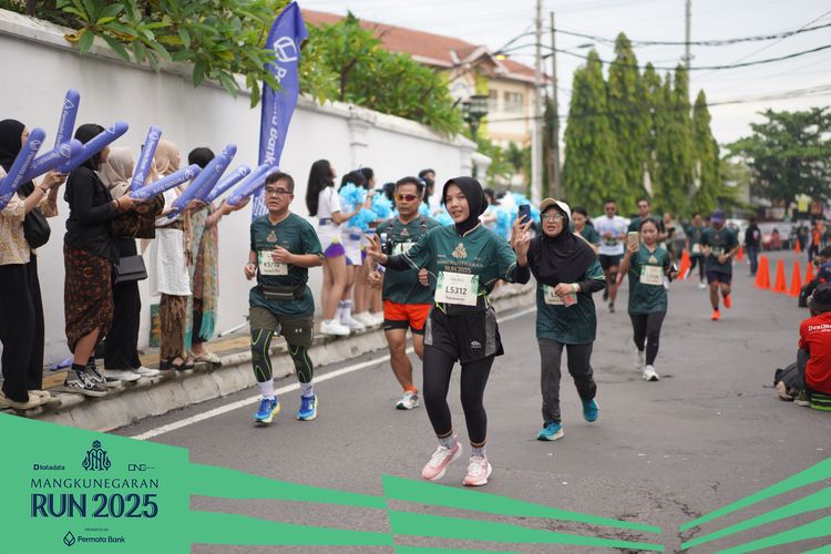Race photo from Mangkunegaran Run 2025