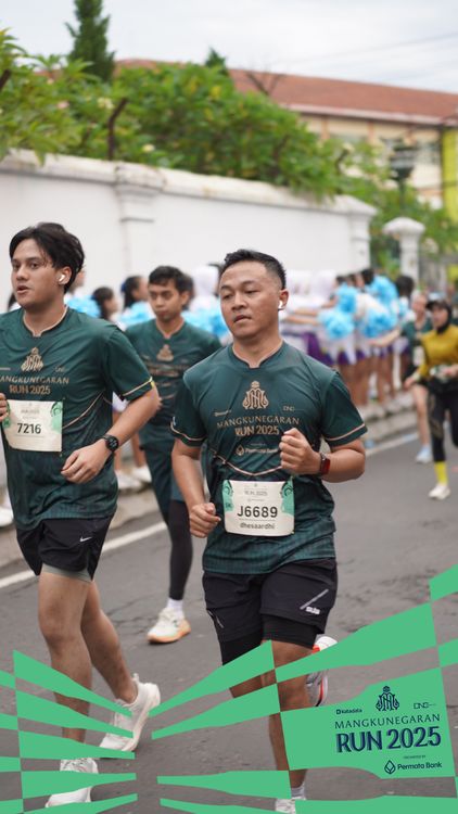 Race photo from Mangkunegaran Run 2025
