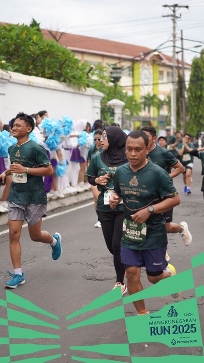 Race photo from Mangkunegaran Run 2025
