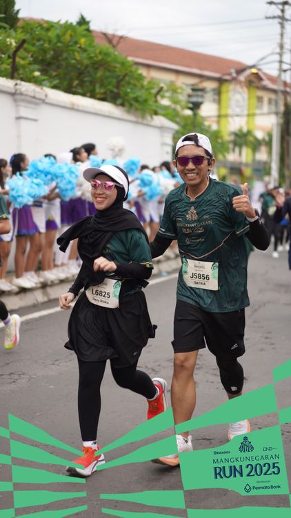 Race photo from Mangkunegaran Run 2025