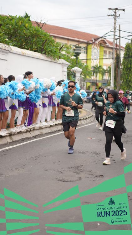 Race photo from Mangkunegaran Run 2025