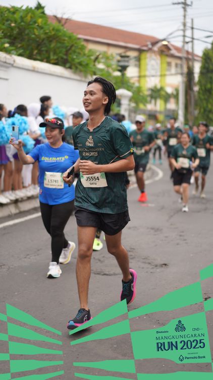 Race photo from Mangkunegaran Run 2025