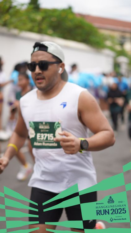 Race photo from Mangkunegaran Run 2025