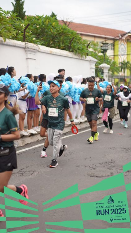 Race photo from Mangkunegaran Run 2025