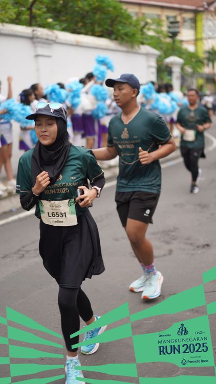 Race photo from Mangkunegaran Run 2025