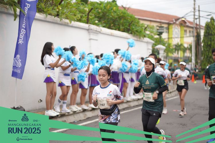 Race photo from Mangkunegaran Run 2025