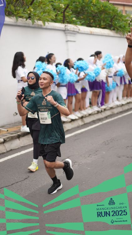 Race photo from Mangkunegaran Run 2025
