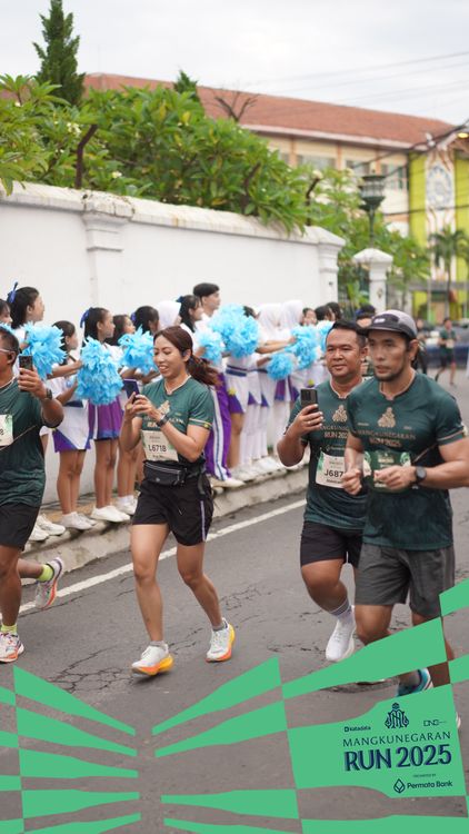 Race photo from Mangkunegaran Run 2025