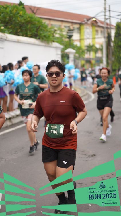 Race photo from Mangkunegaran Run 2025