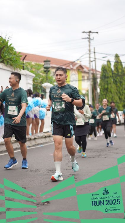 Race photo from Mangkunegaran Run 2025