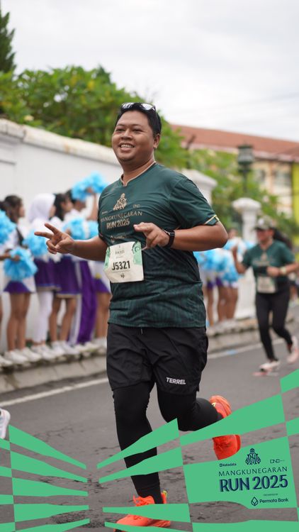 Race photo from Mangkunegaran Run 2025