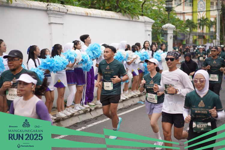 Race photo from Mangkunegaran Run 2025