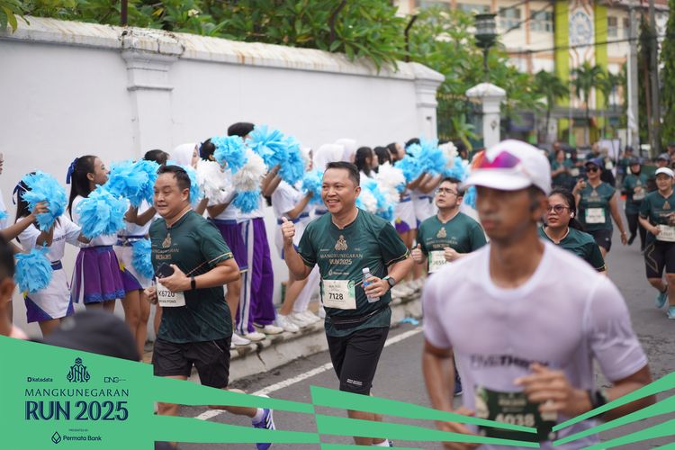 Race photo from Mangkunegaran Run 2025
