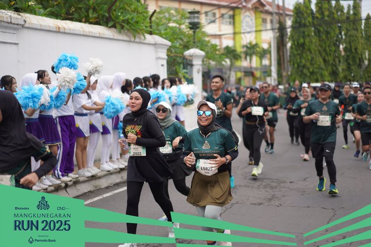 Race photo from Mangkunegaran Run 2025