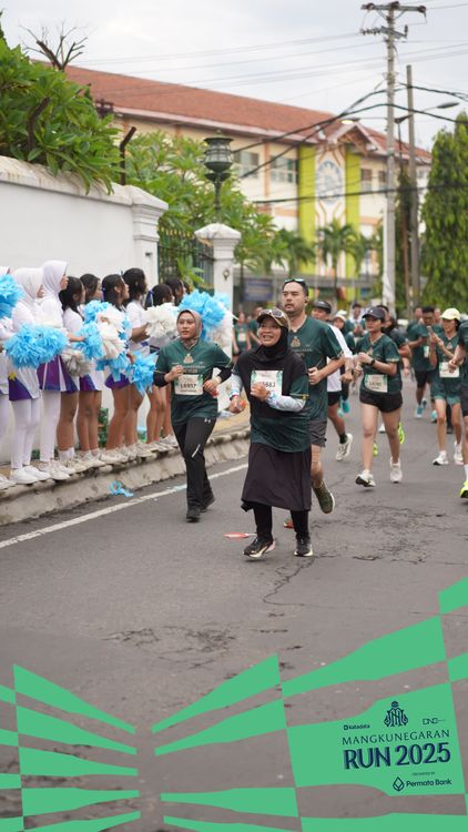 Race photo from Mangkunegaran Run 2025
