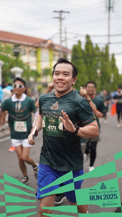Race photo from Mangkunegaran Run 2025
