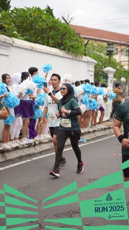 Race photo from Mangkunegaran Run 2025