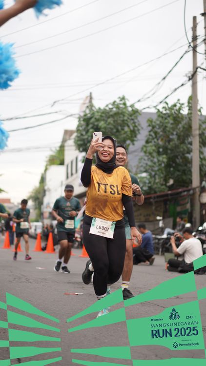 Race photo from Mangkunegaran Run 2025