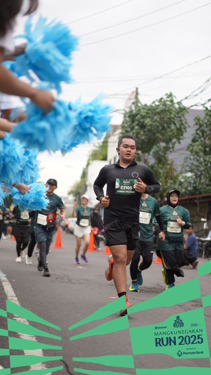 Race photo from Mangkunegaran Run 2025