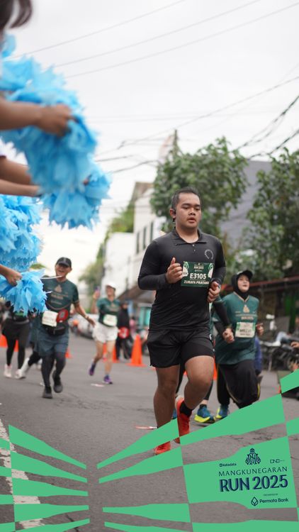 Race photo from Mangkunegaran Run 2025