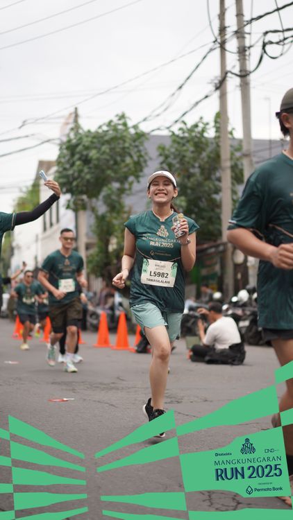 Race photo from Mangkunegaran Run 2025
