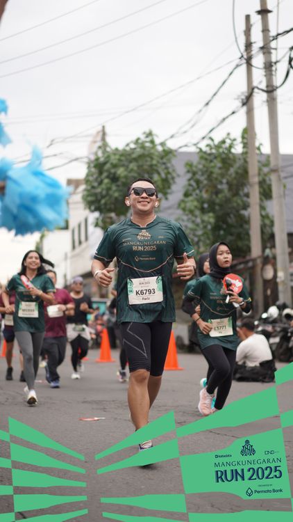 Race photo from Mangkunegaran Run 2025