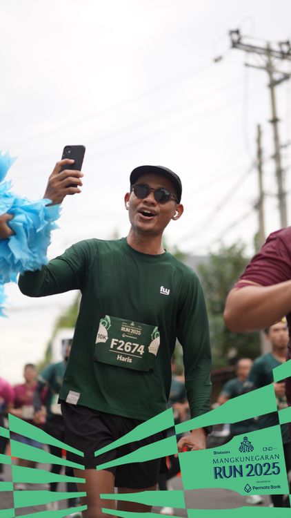 Race photo from Mangkunegaran Run 2025