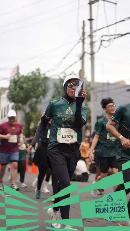 Race photo from Mangkunegaran Run 2025