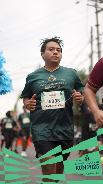 Race photo from Mangkunegaran Run 2025