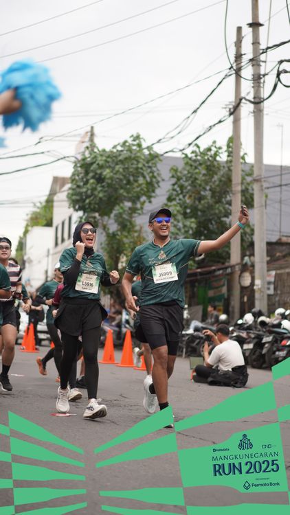 Race photo from Mangkunegaran Run 2025