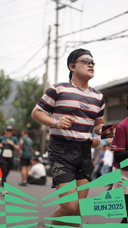 Race photo from Mangkunegaran Run 2025