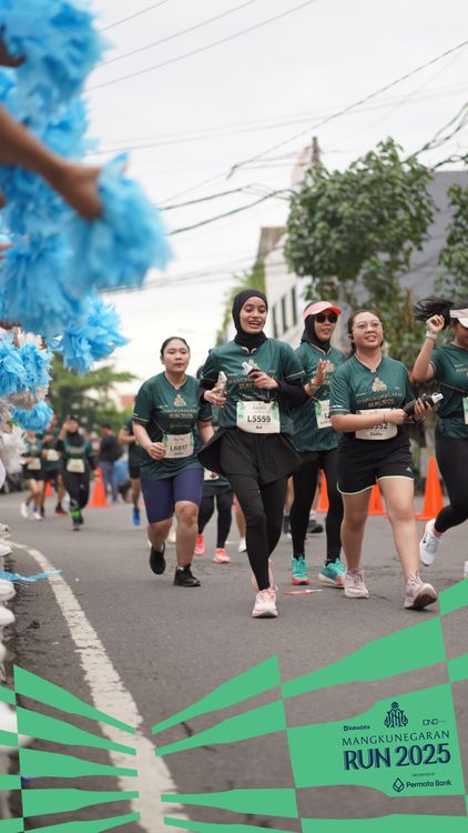 Race photo from Mangkunegaran Run 2025